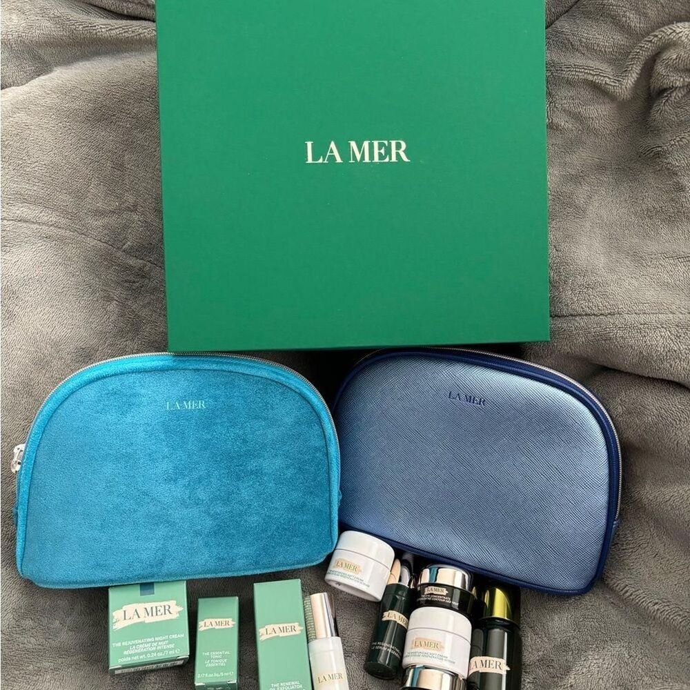 La-mer Blue and Green Skincare